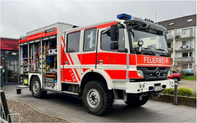Einsatzfahrzeug der Feuerwehr Alsdorf