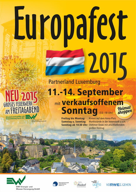 Europafest 2015 - Partnerland Luxemburg